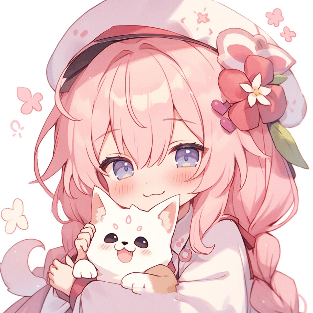 动漫头像||粉毛 passionate love is a quenchless thirst 热烈的爱