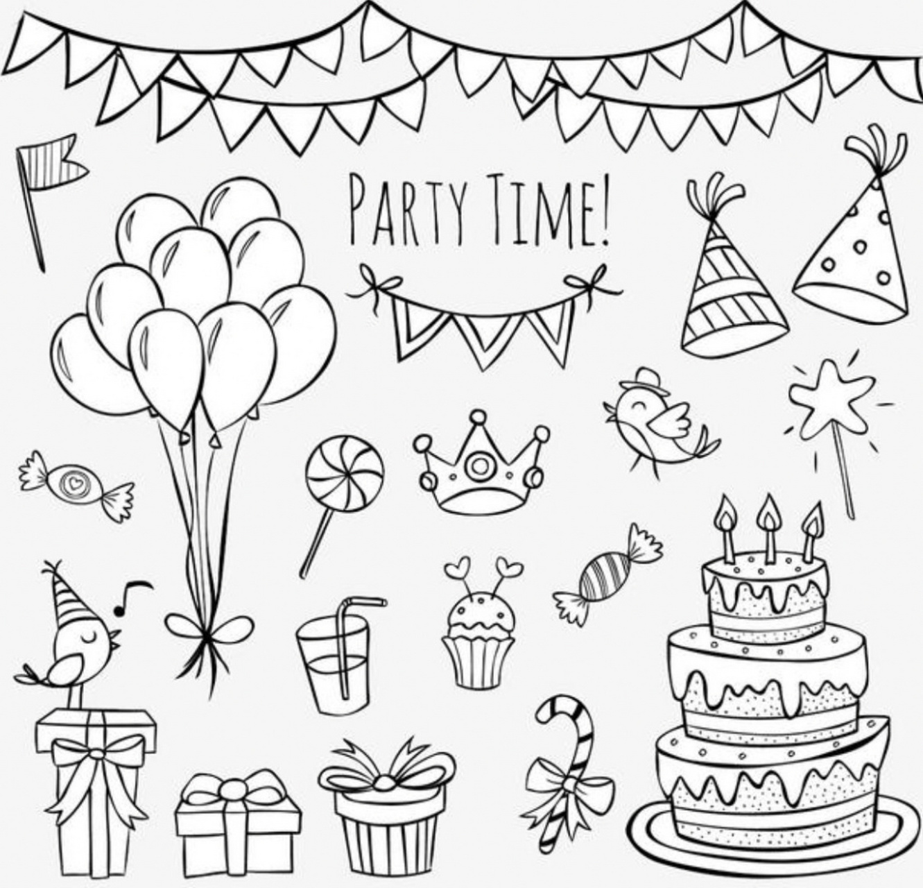 创意儿童画/少儿创意美术/儿童画蛋糕简笔画 生日蛋糕 绘画过程中发挥