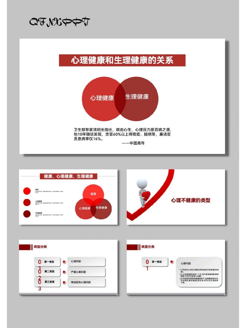 大学生心理健康教育ppt模板【505】 97共19页,图文可编辑修改 #ppt