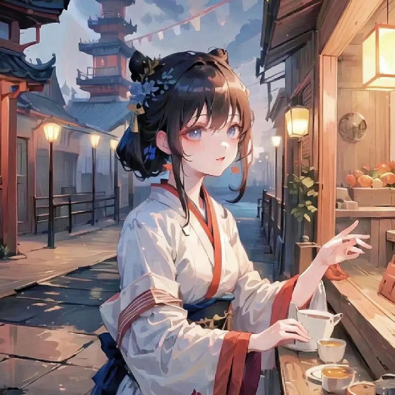 颜值绝美的神仙国风动漫头像