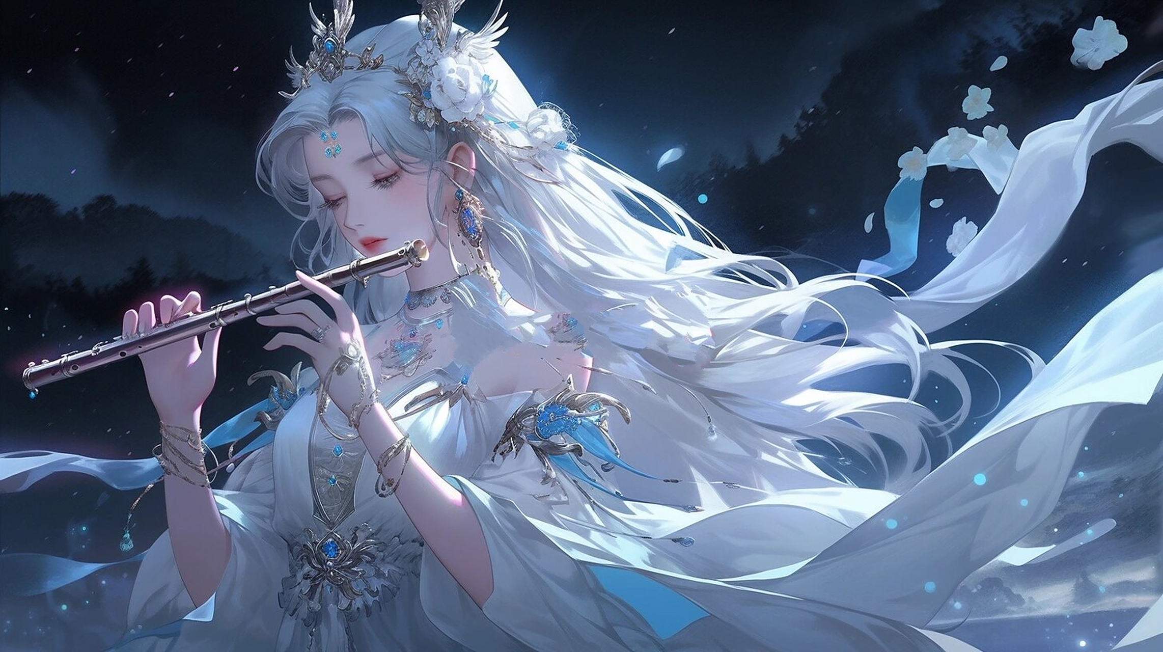 露娜同人壁纸 一套共7张