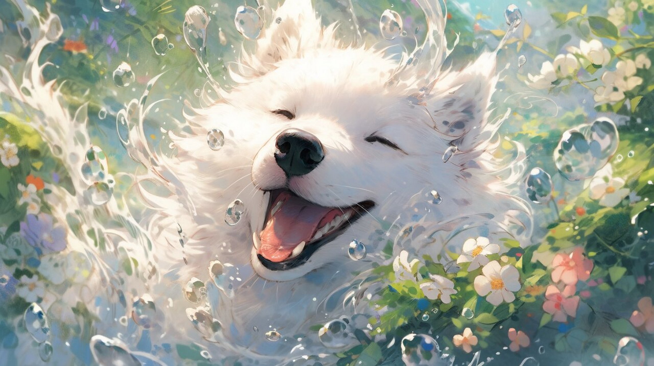 微笑天使萨摩耶:天堂中的宠物之灵 96 忠诚伴侣,萨摩耶是灵魂的伙伴