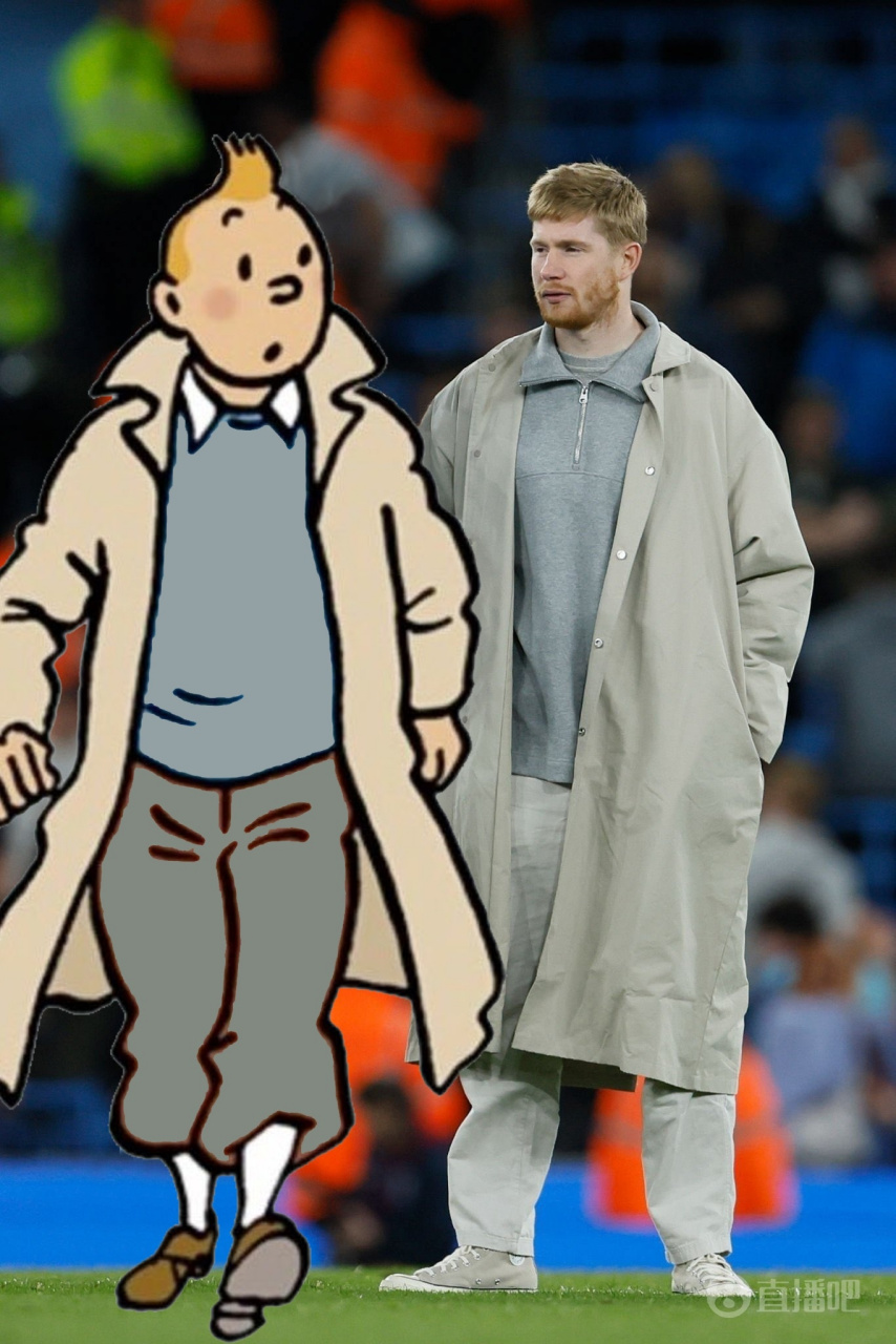 德布劳内风衣穿搭完美cosplay丁丁历险记[三哈]  #直播吧