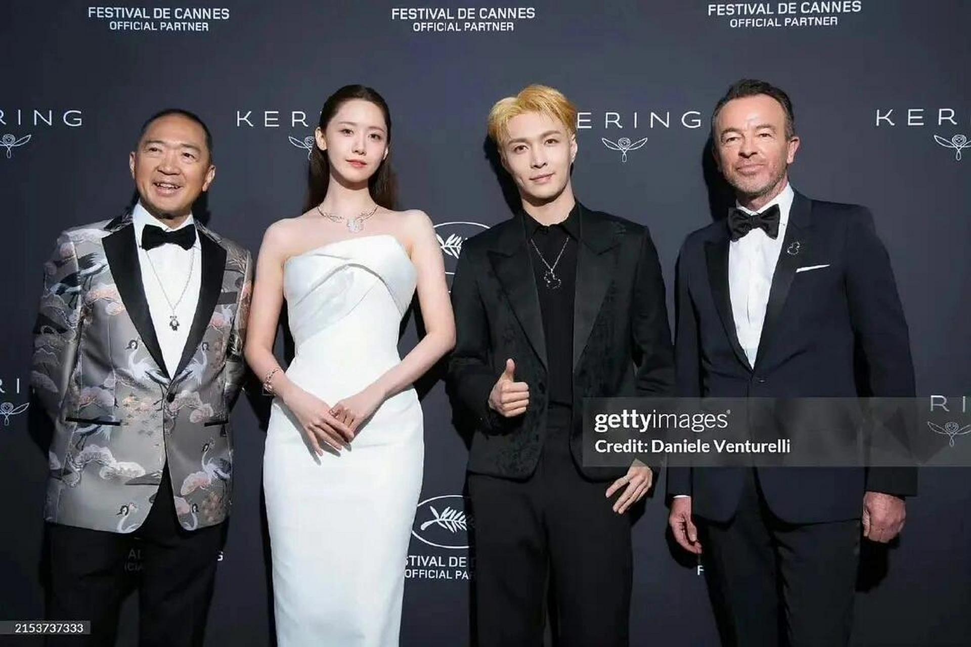 张艺兴林允儿戛纳同框,都是李秀满还在时期的老sm人啊