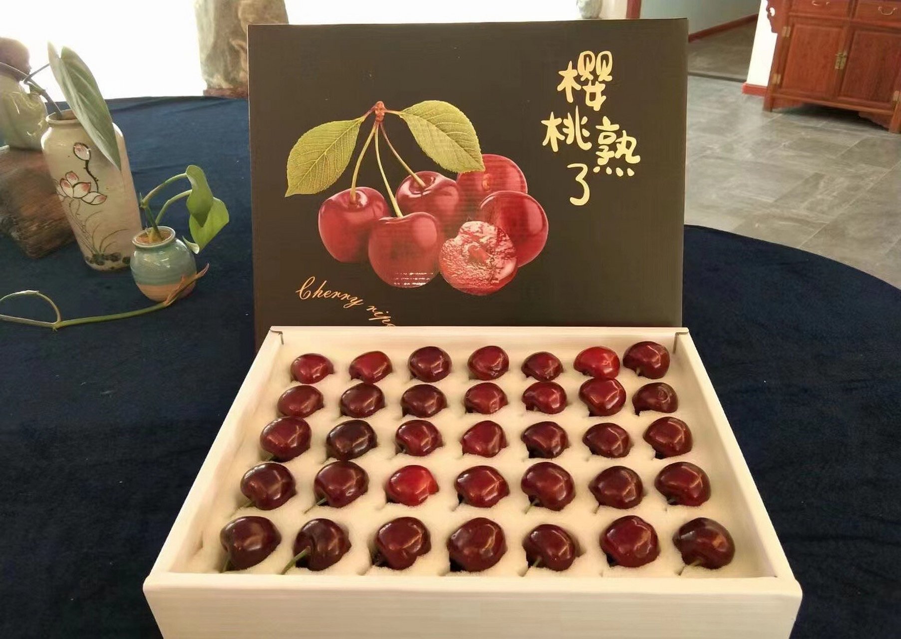 97正宗高品质烟台福山大樱桃来咯来咯 90预售品种:美早,萨米脱