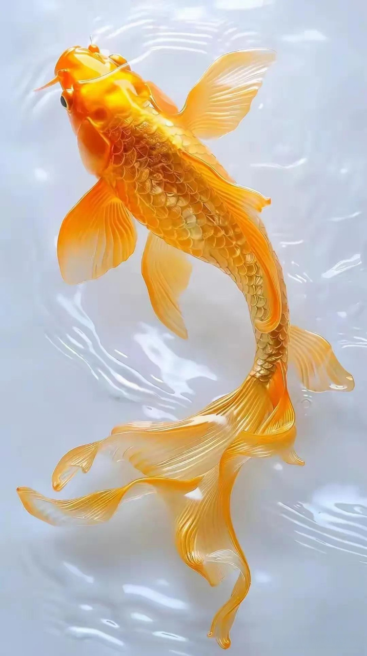 愿你如莲花般,出淤泥而不染 锦鲤好运壁纸