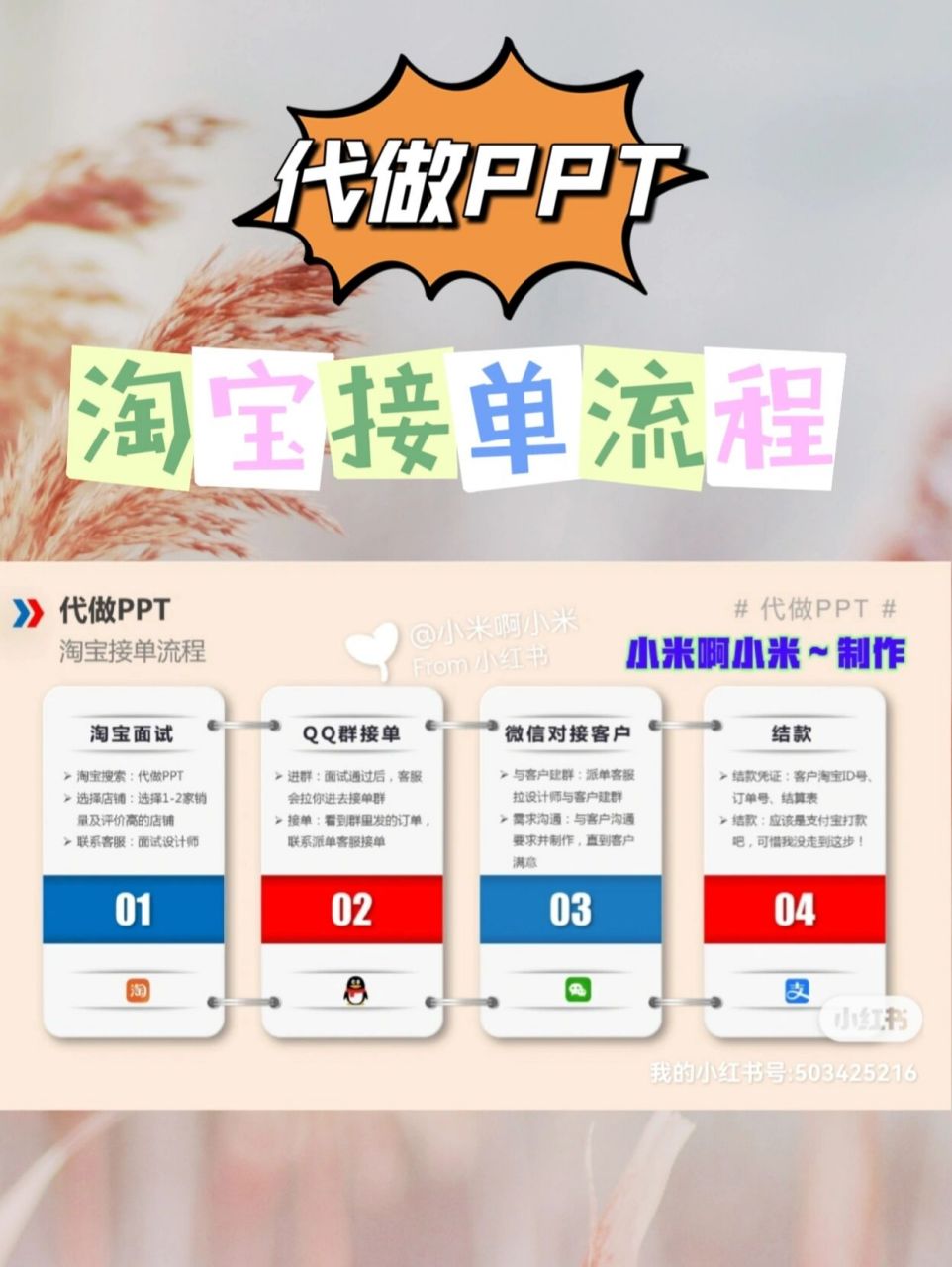 代做ppt,淘宝接单你会了不?