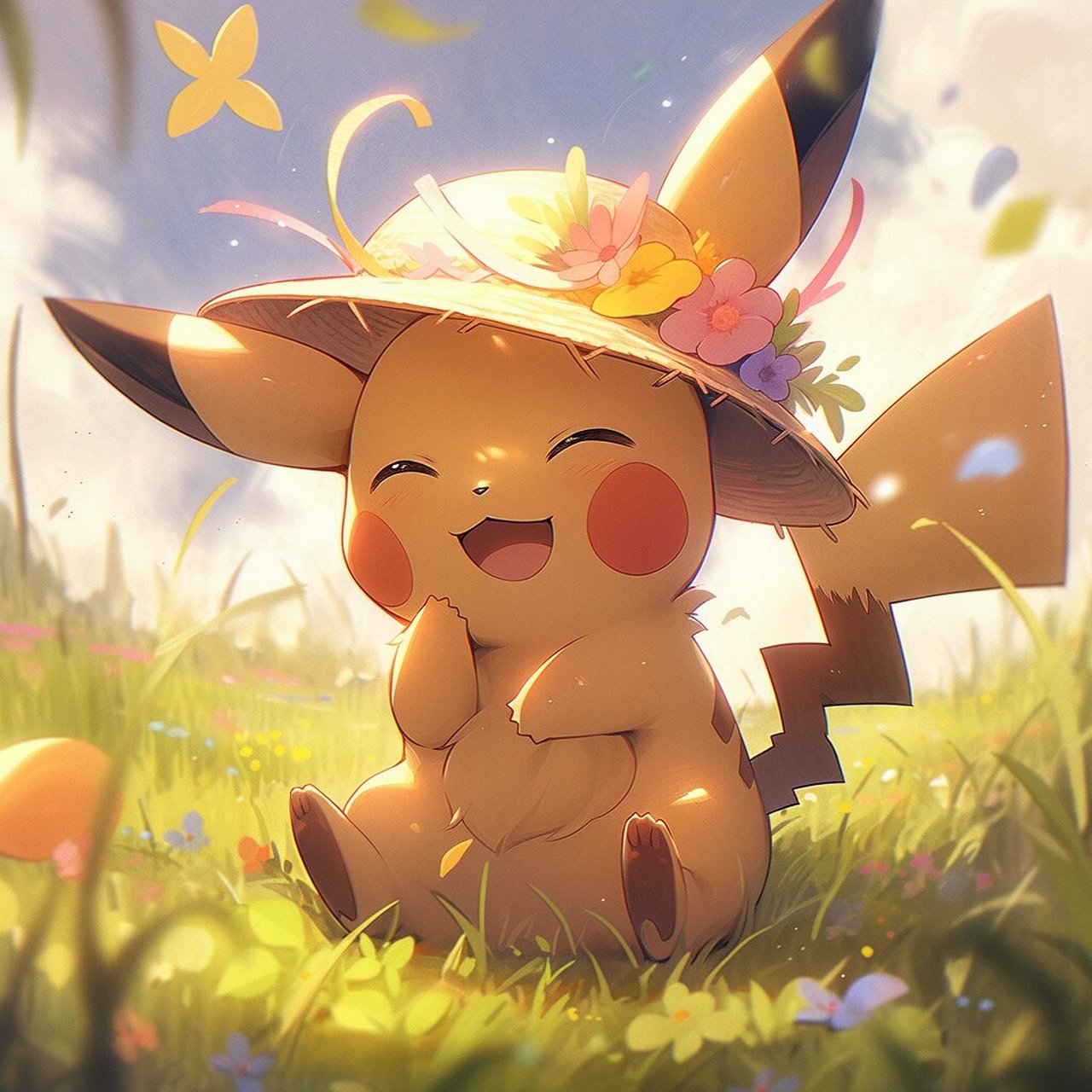 【头像】皮卡丘笑起来真治愈呀