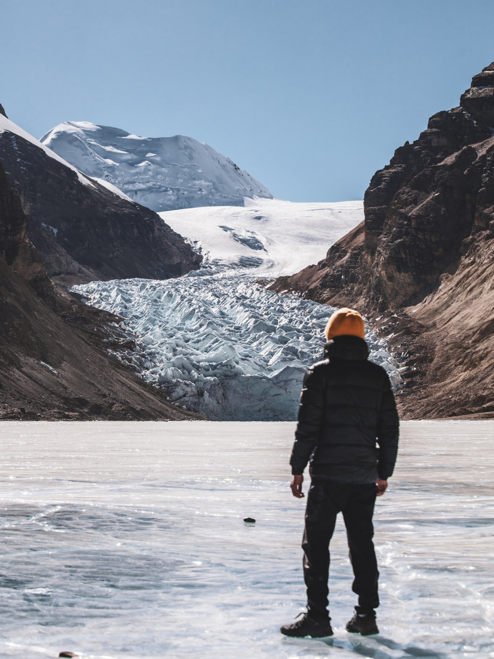 是西藏曲登尼玛冰川9015 冰川,雪山,孤独 该怎么形容世界的尽头