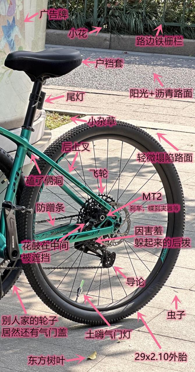 一张图看懂山地车后轮结构