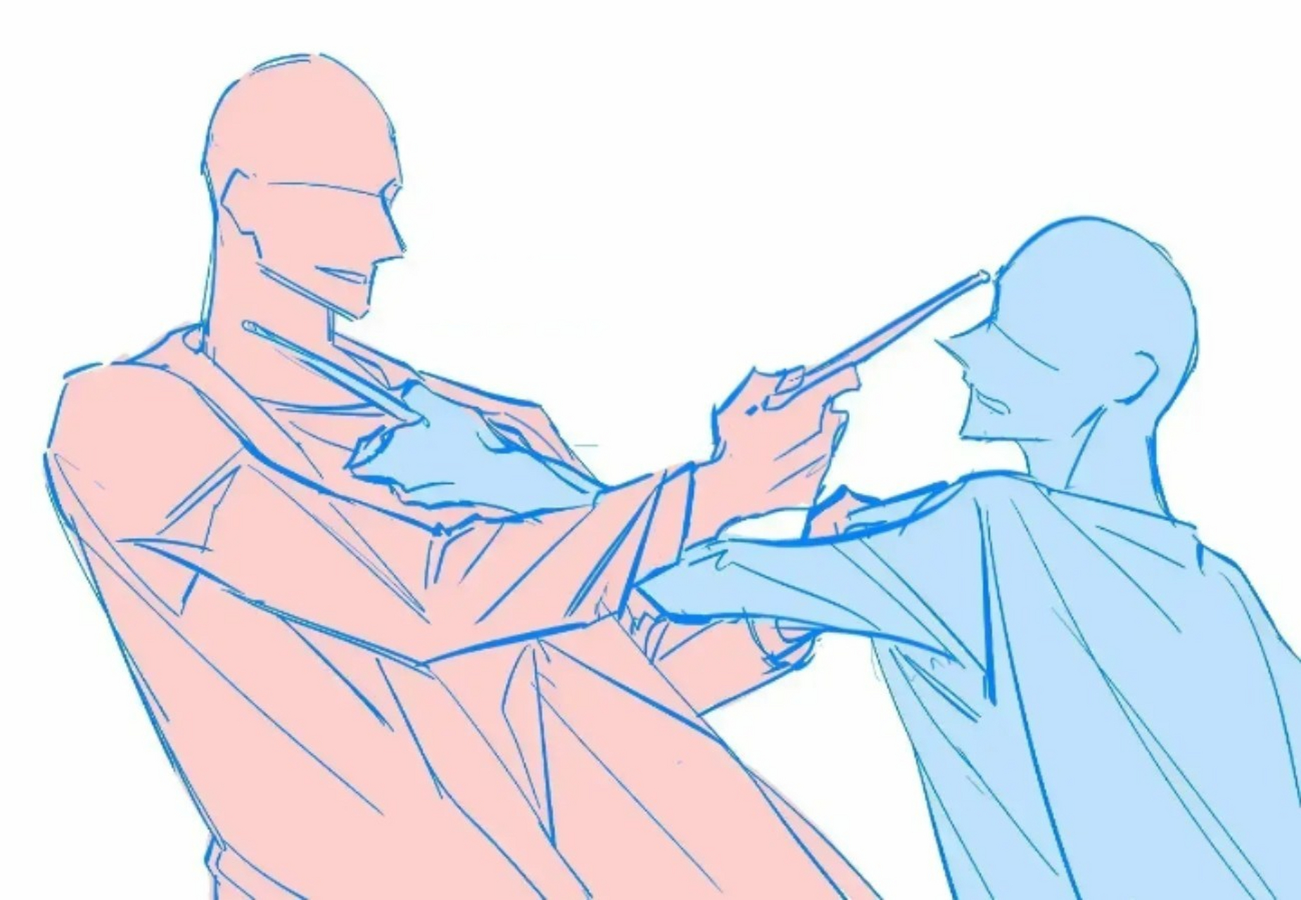 情义满满的双人互动姿势参考!男生也好甜啊 [吃瓜]