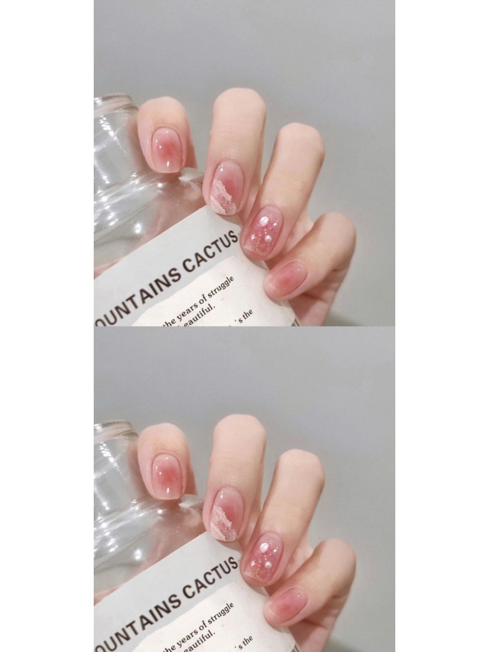 热门网红短款本甲美甲972023最火款式图 性格是一种不治之症,但我