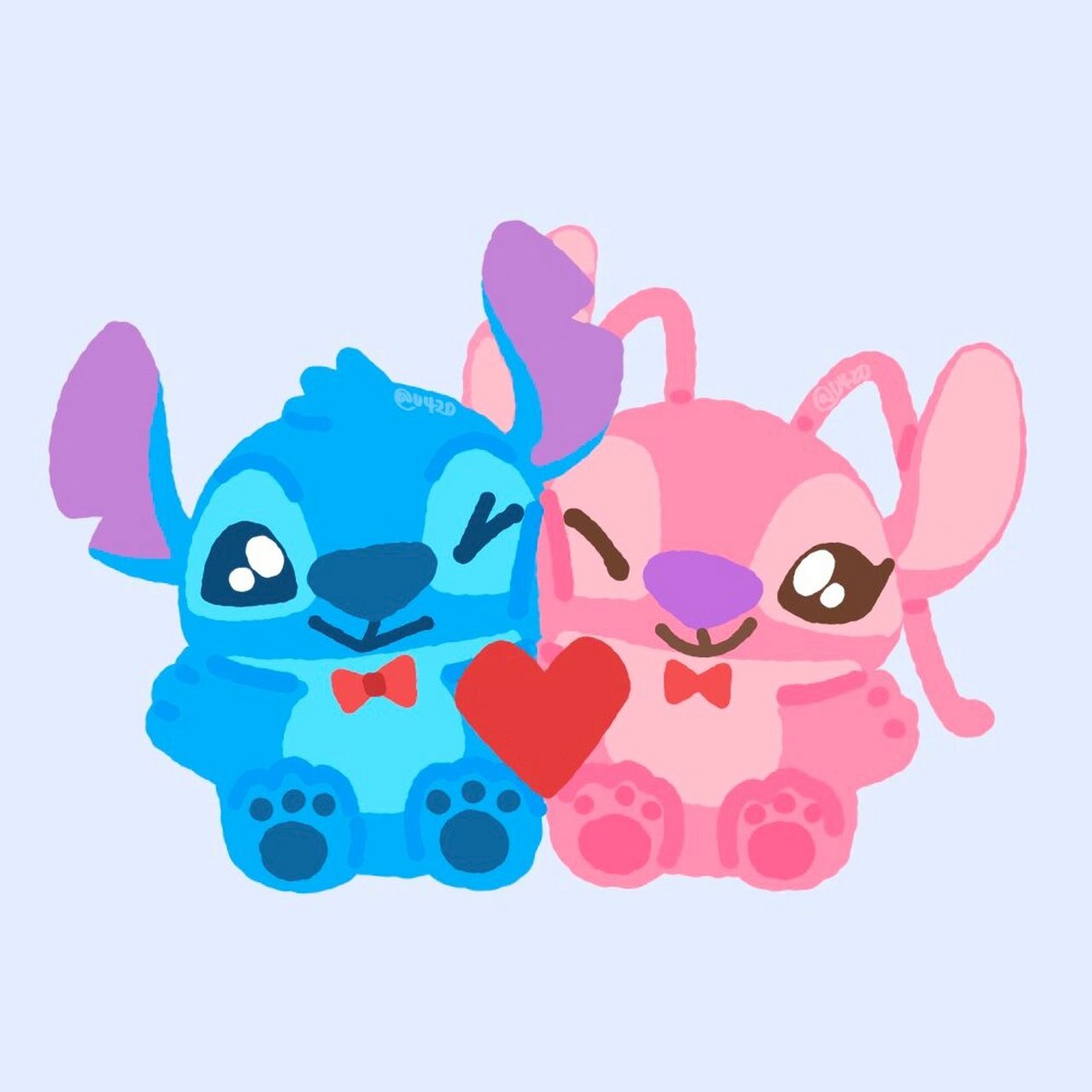 贴贴头像|星际宝贝史迪仔安琪卡通头像 97史迪仔贴贴 还有阿金的