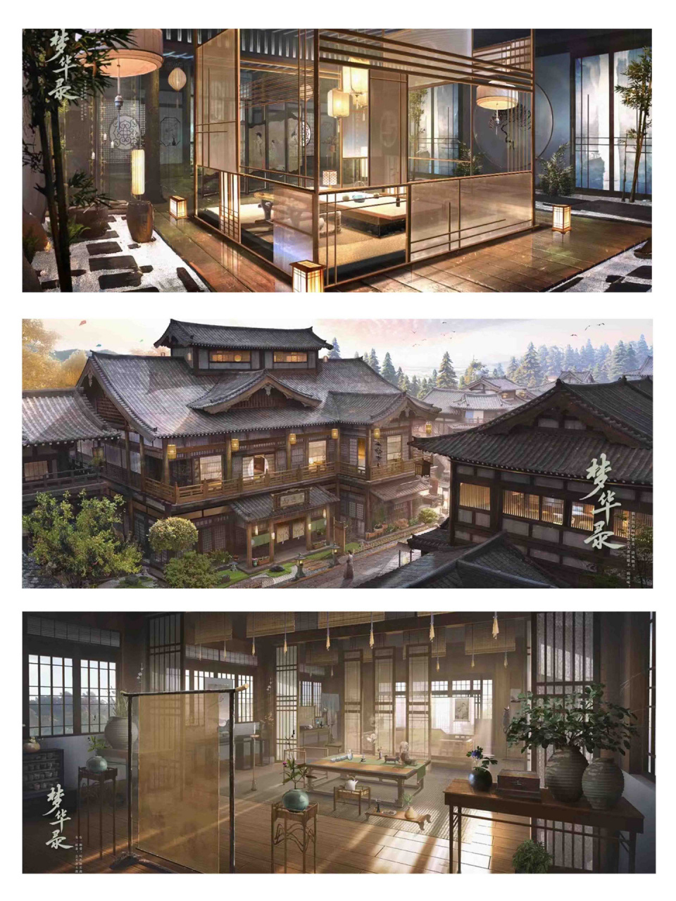 戏剧影视美术设计 | 《梦华录》气氛图分享 古代气氛图         (戏美