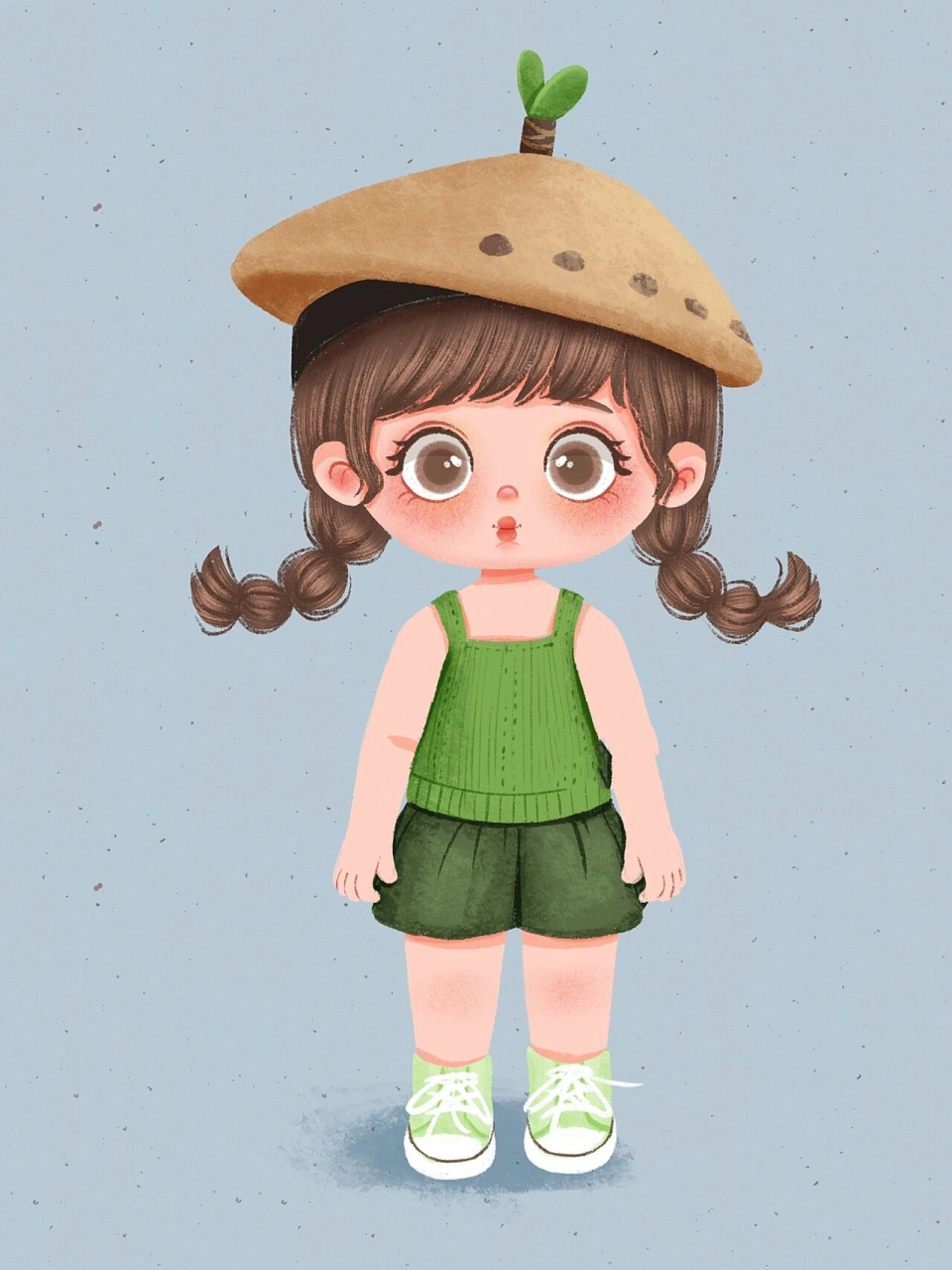 q版人物插画合集 第n个九宫格合集 95设备:ipad pro 2021 11寸256g