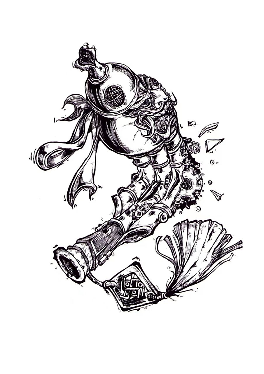 黑白装饰画·古风元素单体积累 今天继续给大家提供单体素材,偏古风