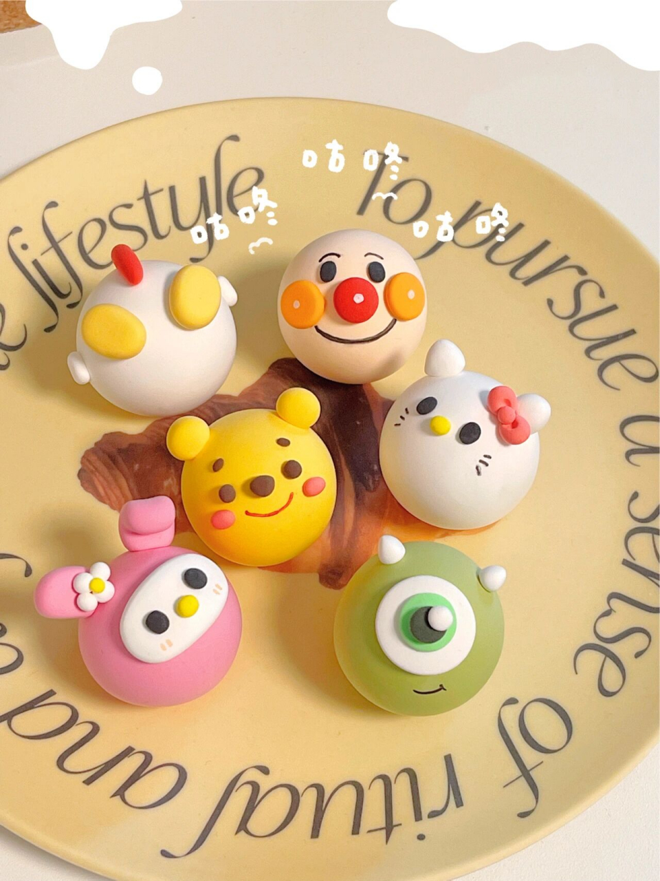 超轻粘土|冬至快乐‼️来一口卡通汤圆吗❓ 作为南方人冬至不吃