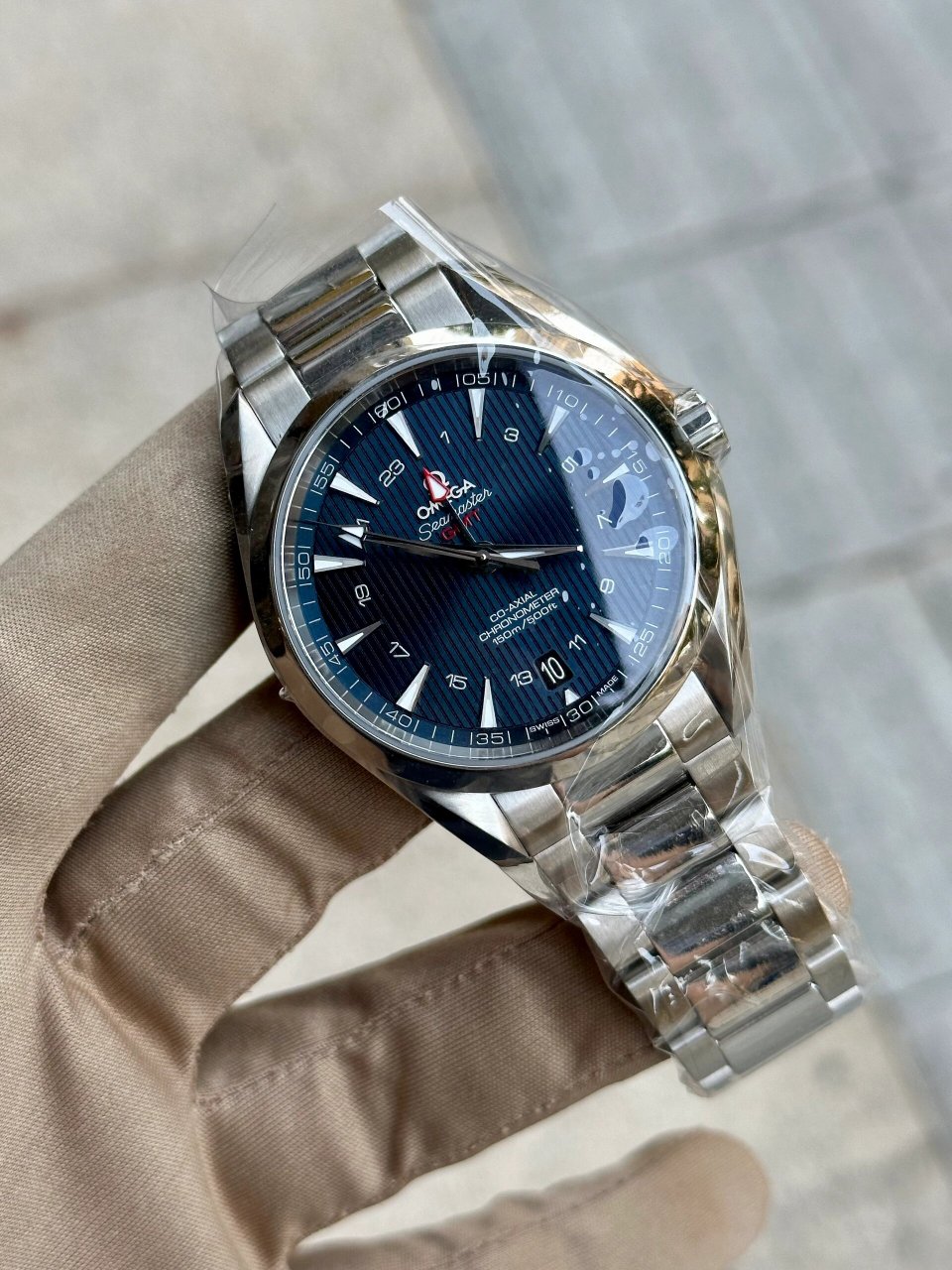 欧米茄海马150,gmt两地时,23年未使用 重庆现货,欧米茄海马150,210.