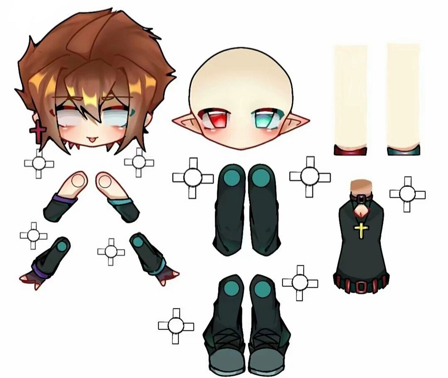 凹凸世界纸片人图纸7515 不是原创!