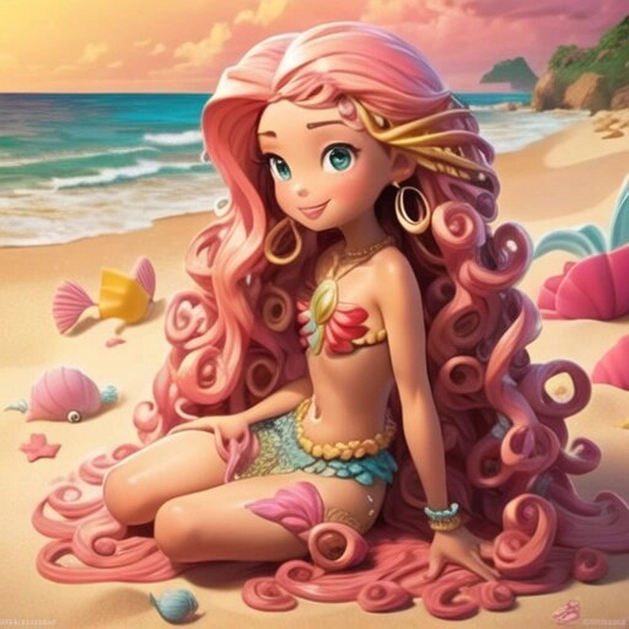 精美头像 小美人鱼