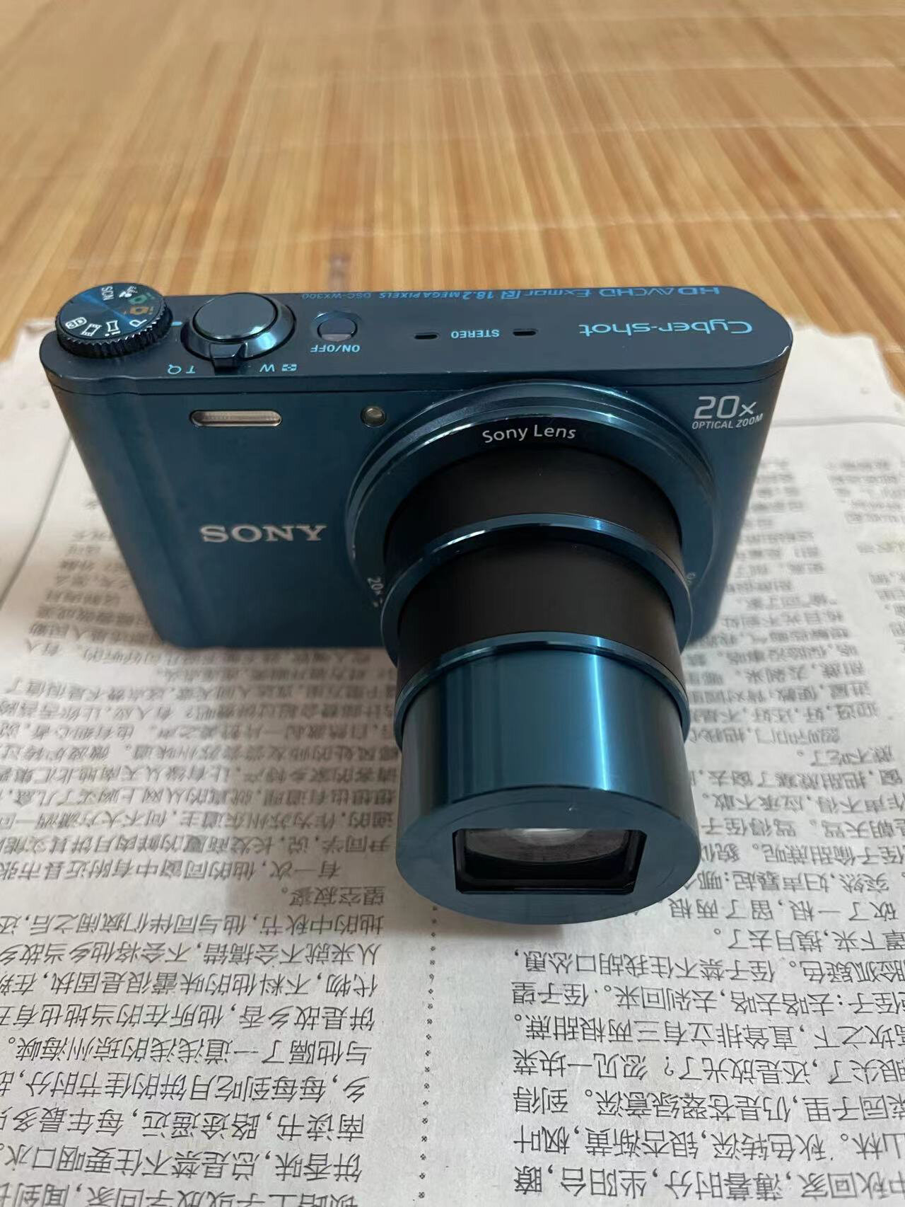 索尼wx300 索尼wx300数码相机ccd卡片机 1820万像素!20倍光学变焦!