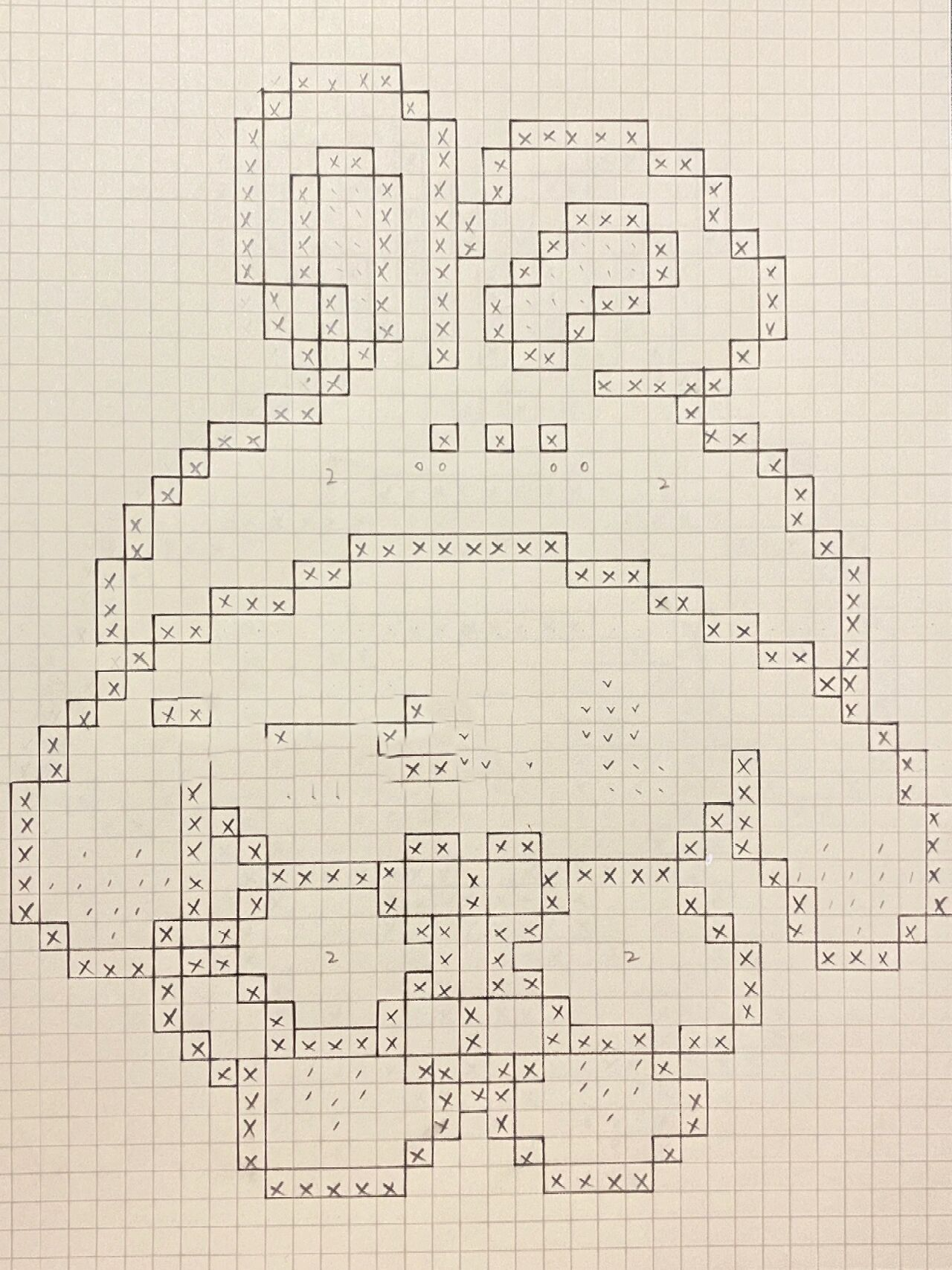 像素画47|兔兔头套的玉桂狗