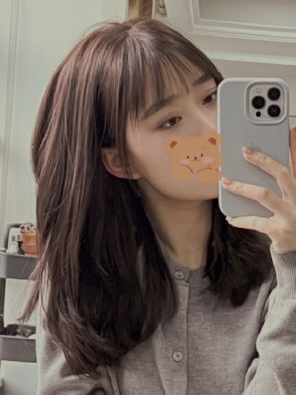 教科书级减龄中长发型～气质 淡雅 不挑脸型 教科书级减龄中长发型