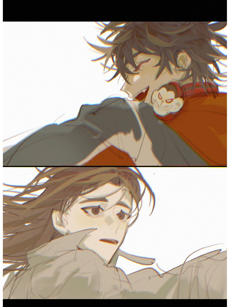 牧四诚和阿曼德 画师是微博的