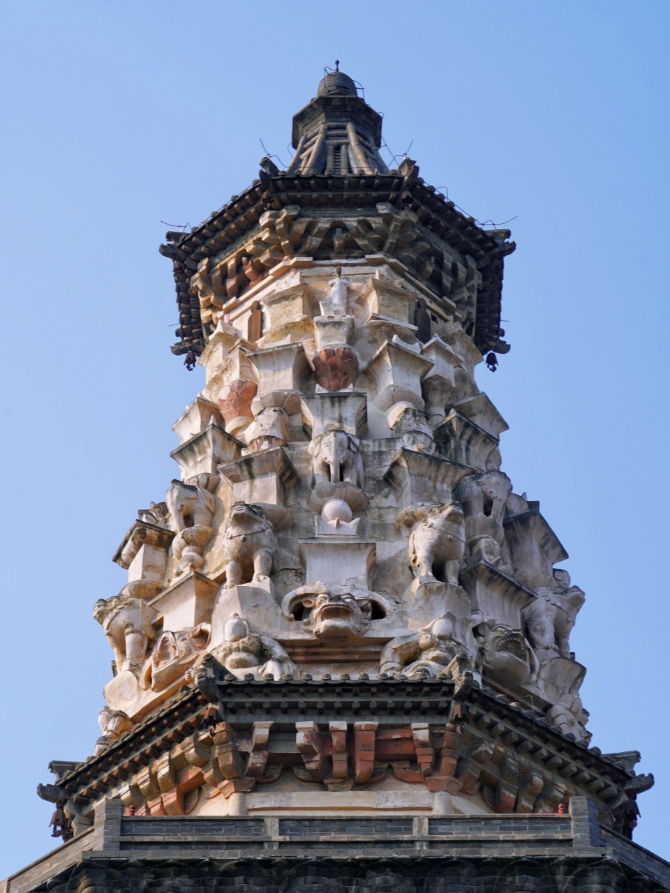 寻迹正定雄关-古城四塔 石家庄正定古城的九楼四塔八大寺是正定县城的