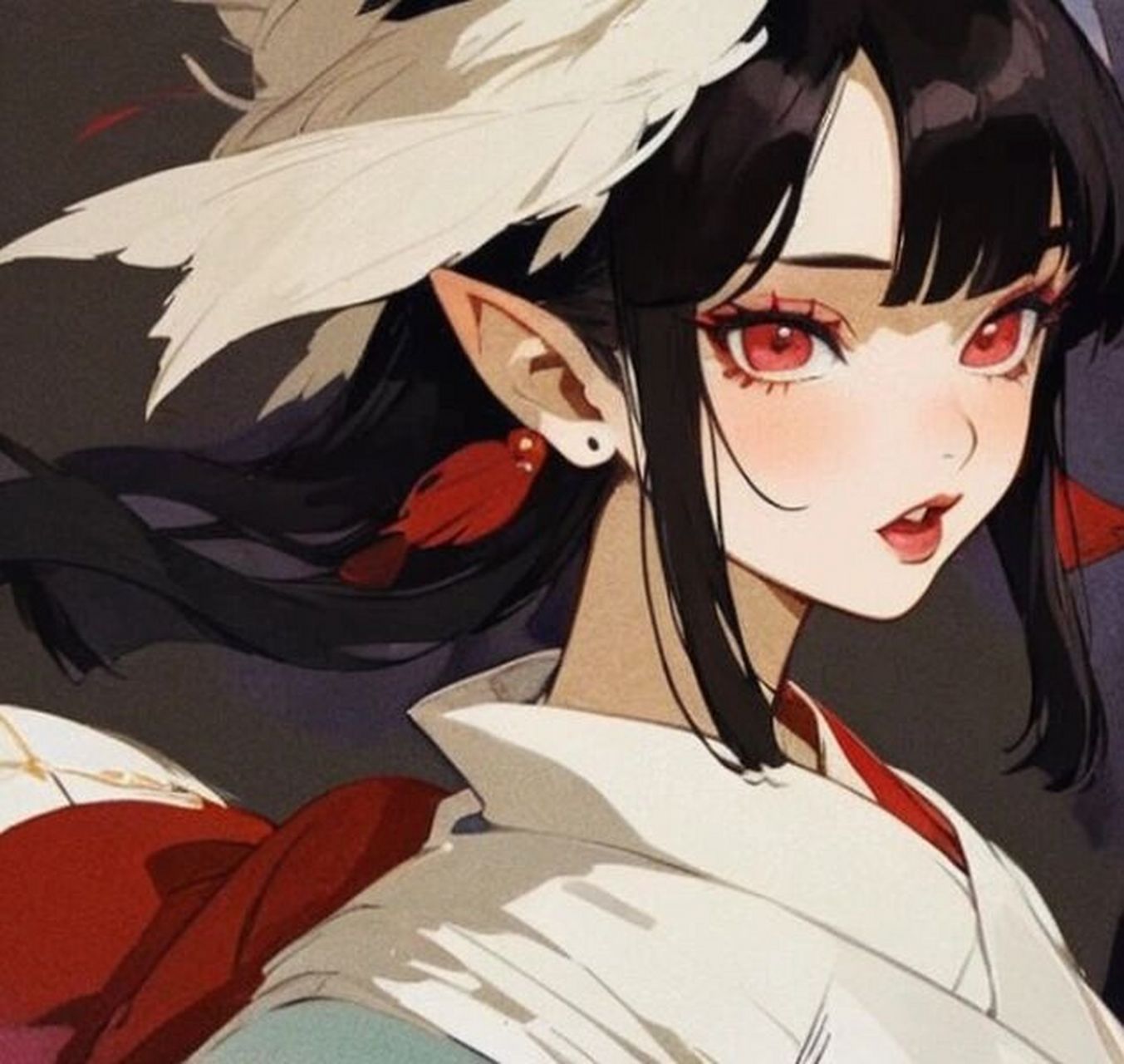 起猛了,犬夜叉神乐头像 用sd二创的,能看出来是神乐吗[笑哭] #犬夜叉