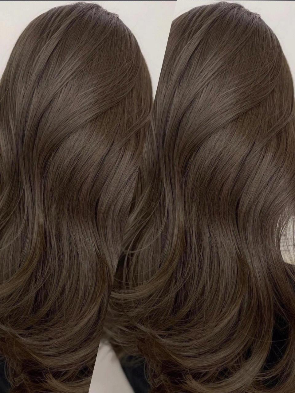 9595女孩子一定要尝试的甜美感发色～ 7373这款巧克力棕色真