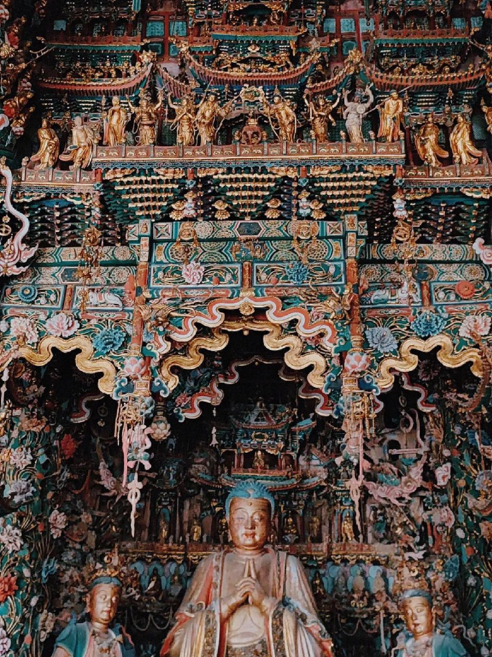 山西隰县"小西天"明代悬塑的旷世经典之作 山西临汾隰县小西天,明代