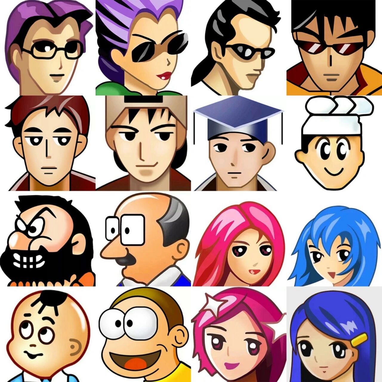 qq经典头像 那些年我们用过的qq经典头像,现在看到觉得很亲切