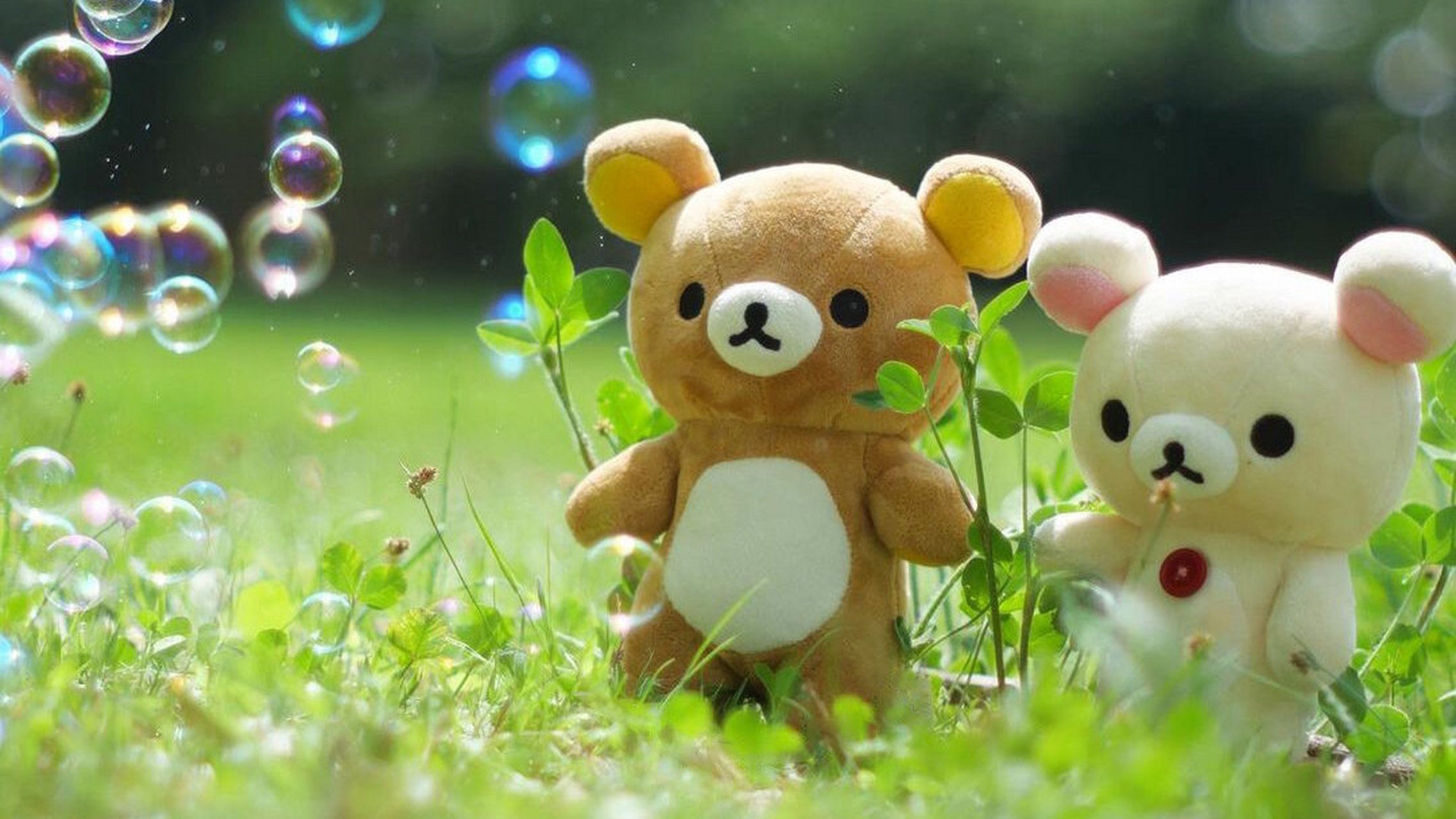 壁纸‖轻松熊春日壁纸【第三弹】 这次是横屏的,电脑也可以换上啦!