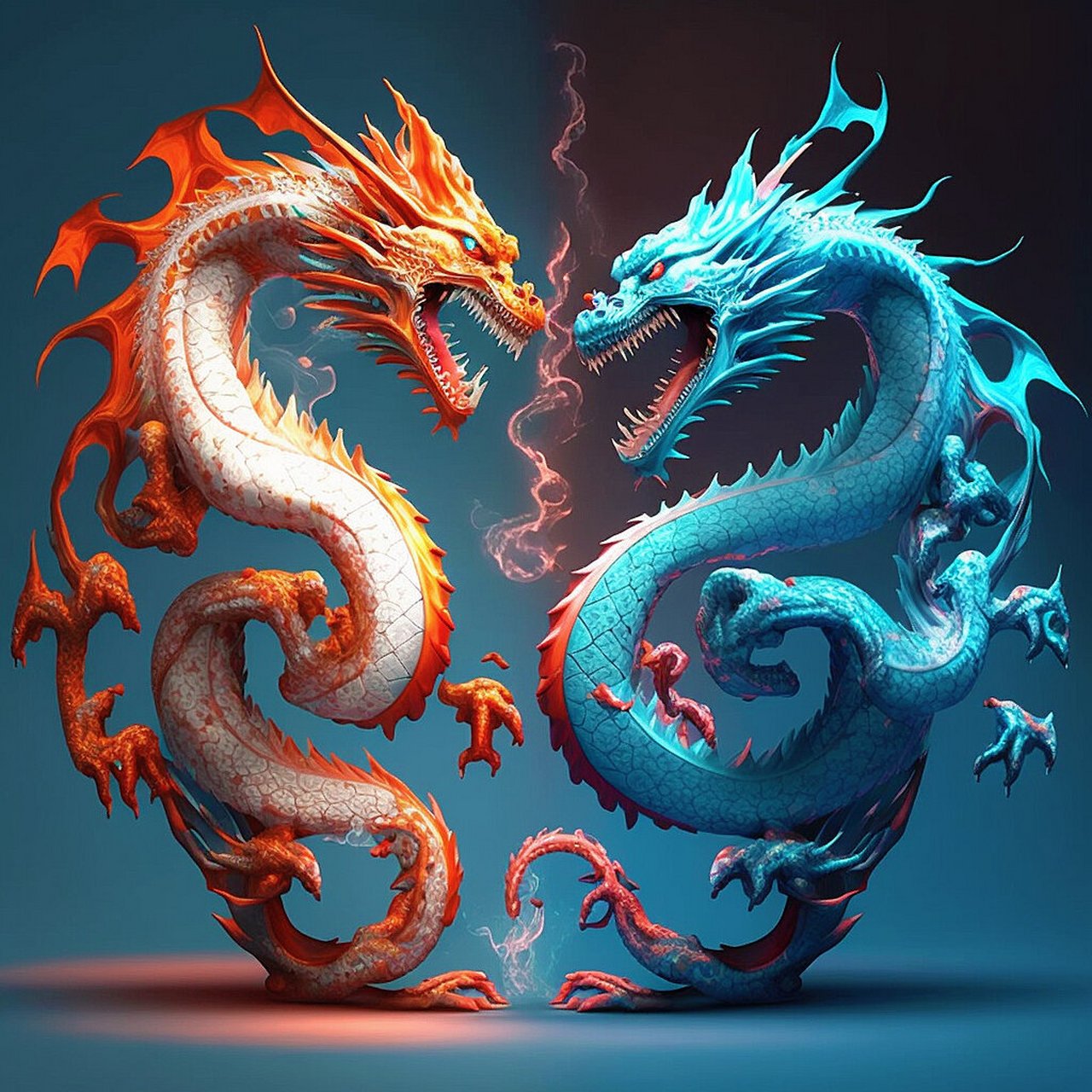 【冰火龙王】 二龙戏珠!福运降临!