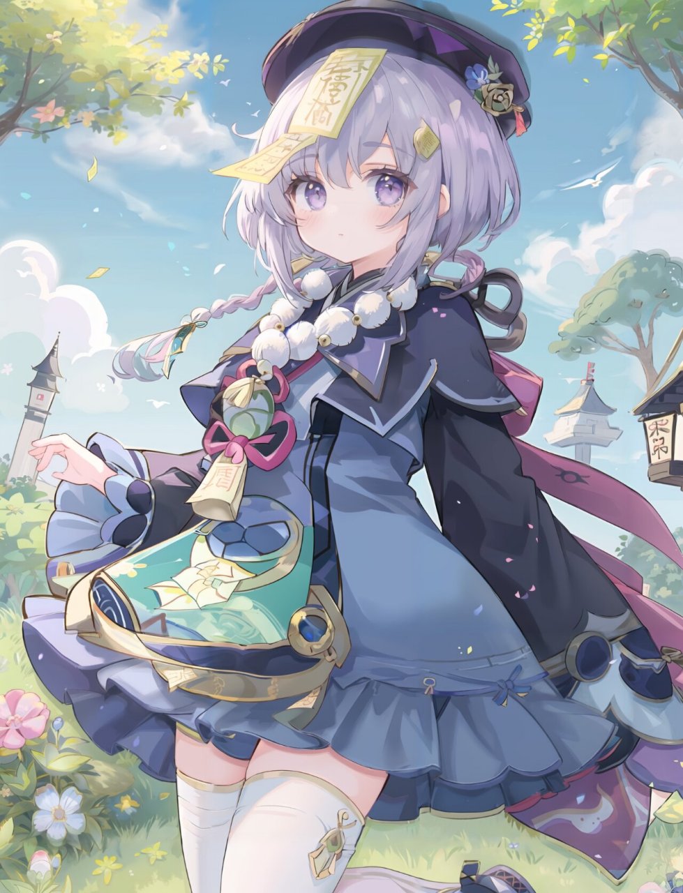 原神|七七小僵尸来喽 可可爱爱的小僵尸,谁不爱呢 天天说要喝椰羊奶的