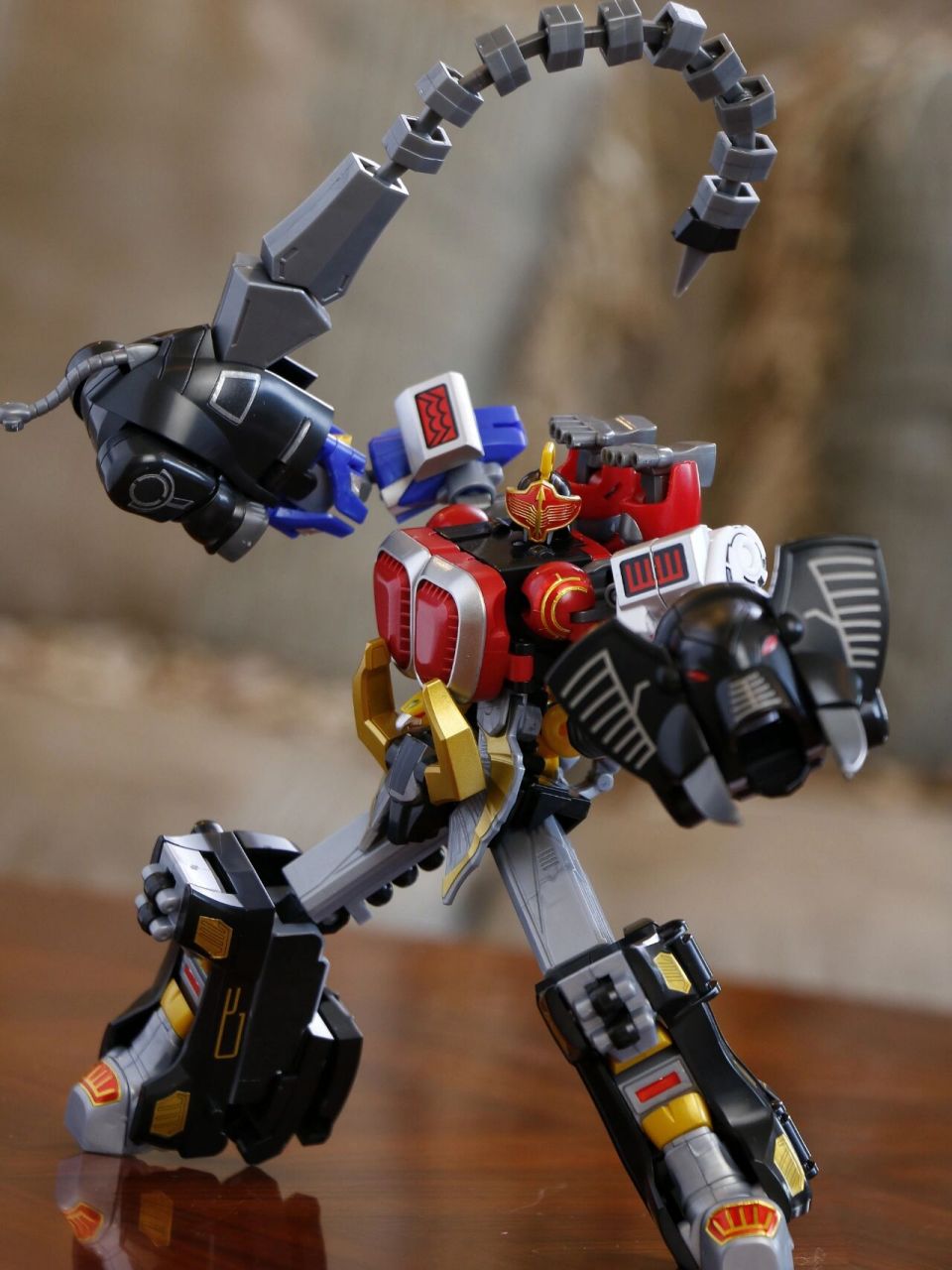 百兽战队 牙吠骑士 合体 食玩 smp