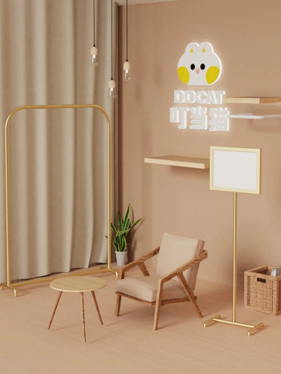 五款好看的童装直播间布置