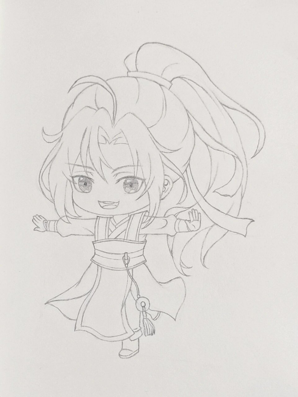 羡羡三岁了…… #魔道祖师# #魏无羡# #q版# #绘画# #临摹# #绘画过程