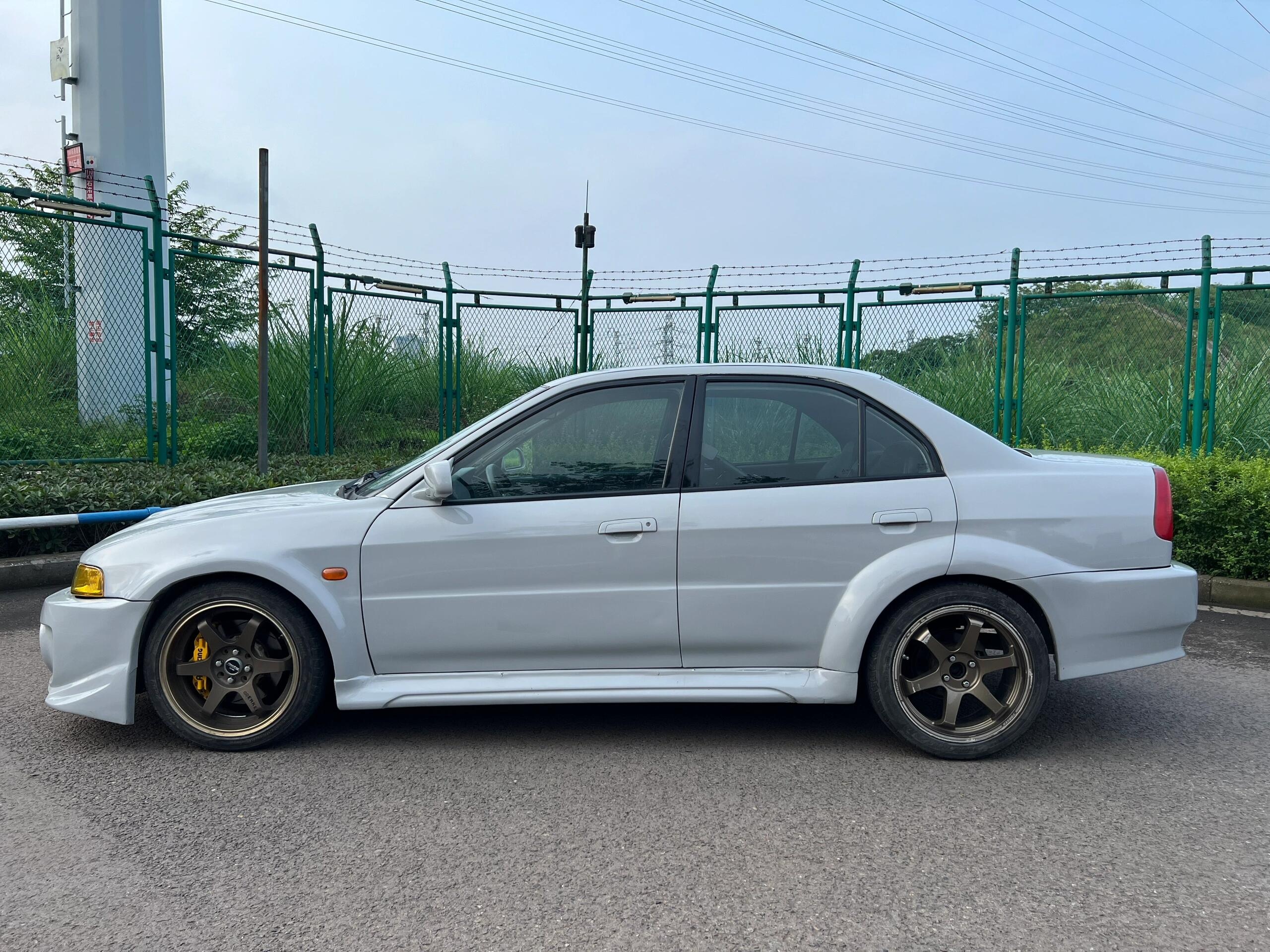 涡轮菱帅改evo5宽体!