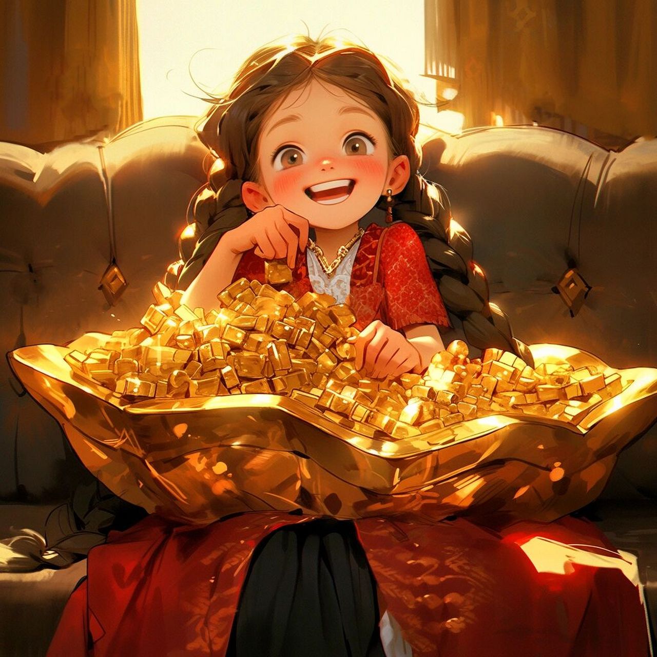 招财头像/发财 被爱 好运常在