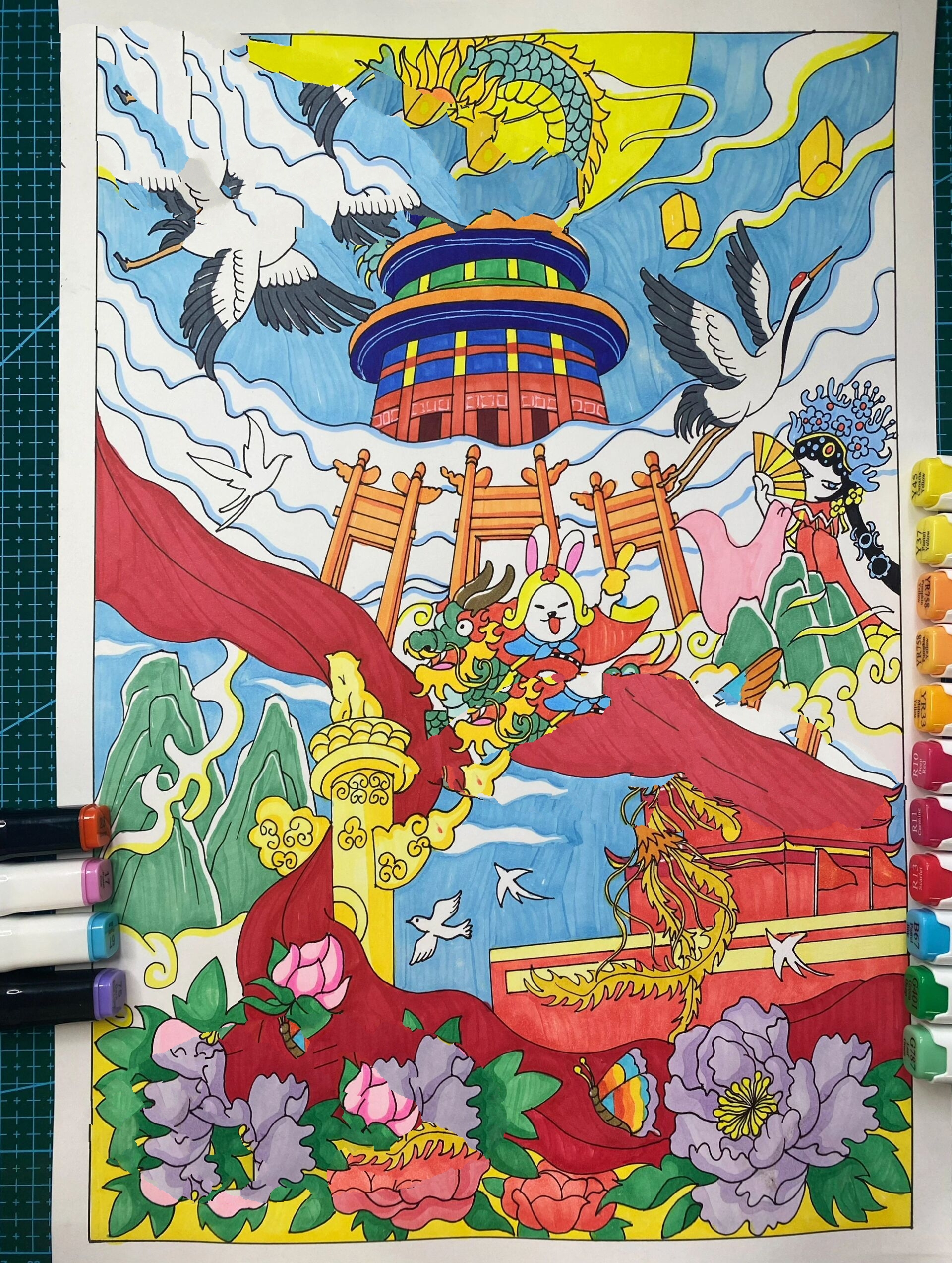 主题画:最美中国🇨🇳✨大好河山✨