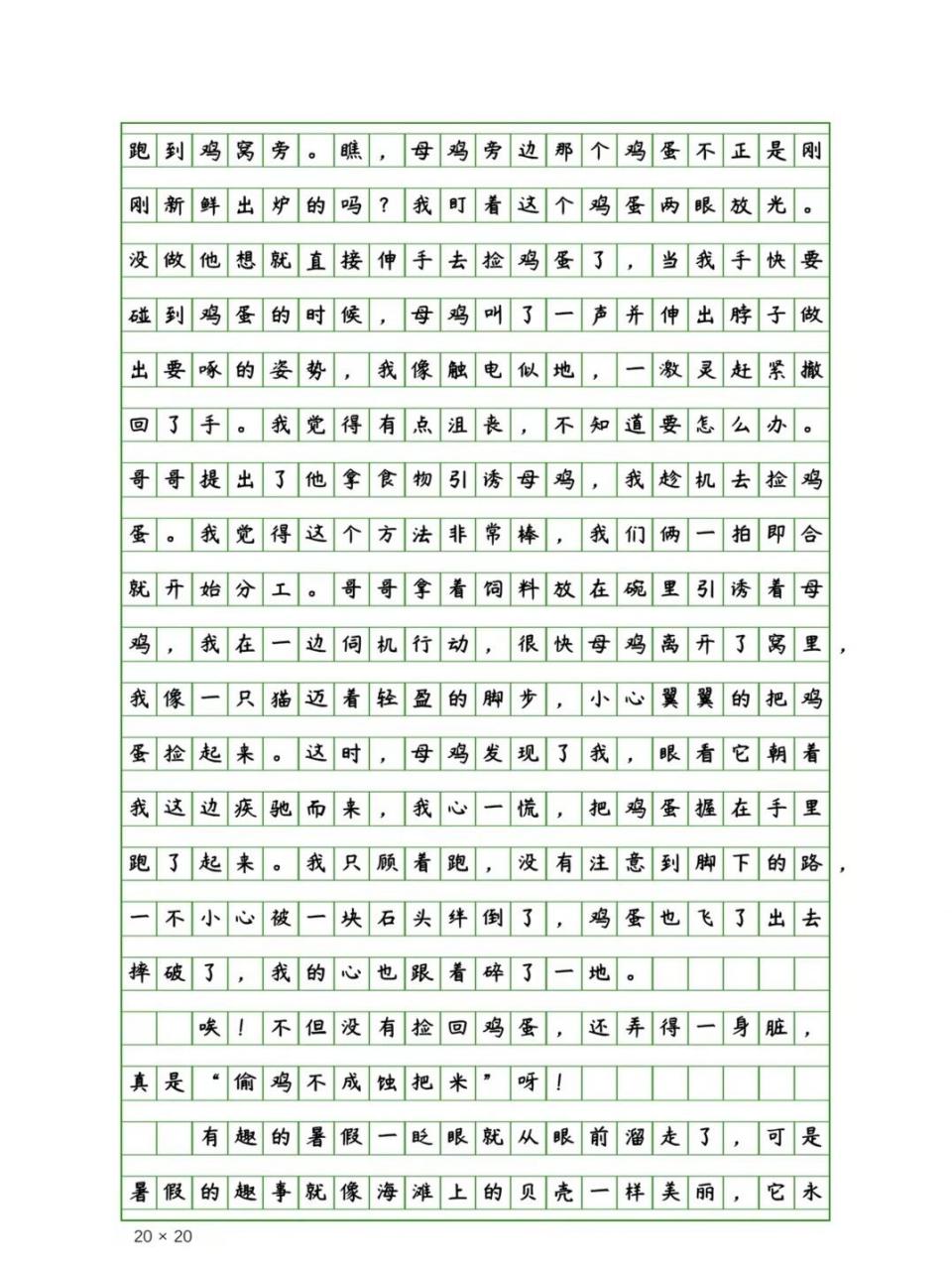 作文《暑假趣事》 作文暑假趣事