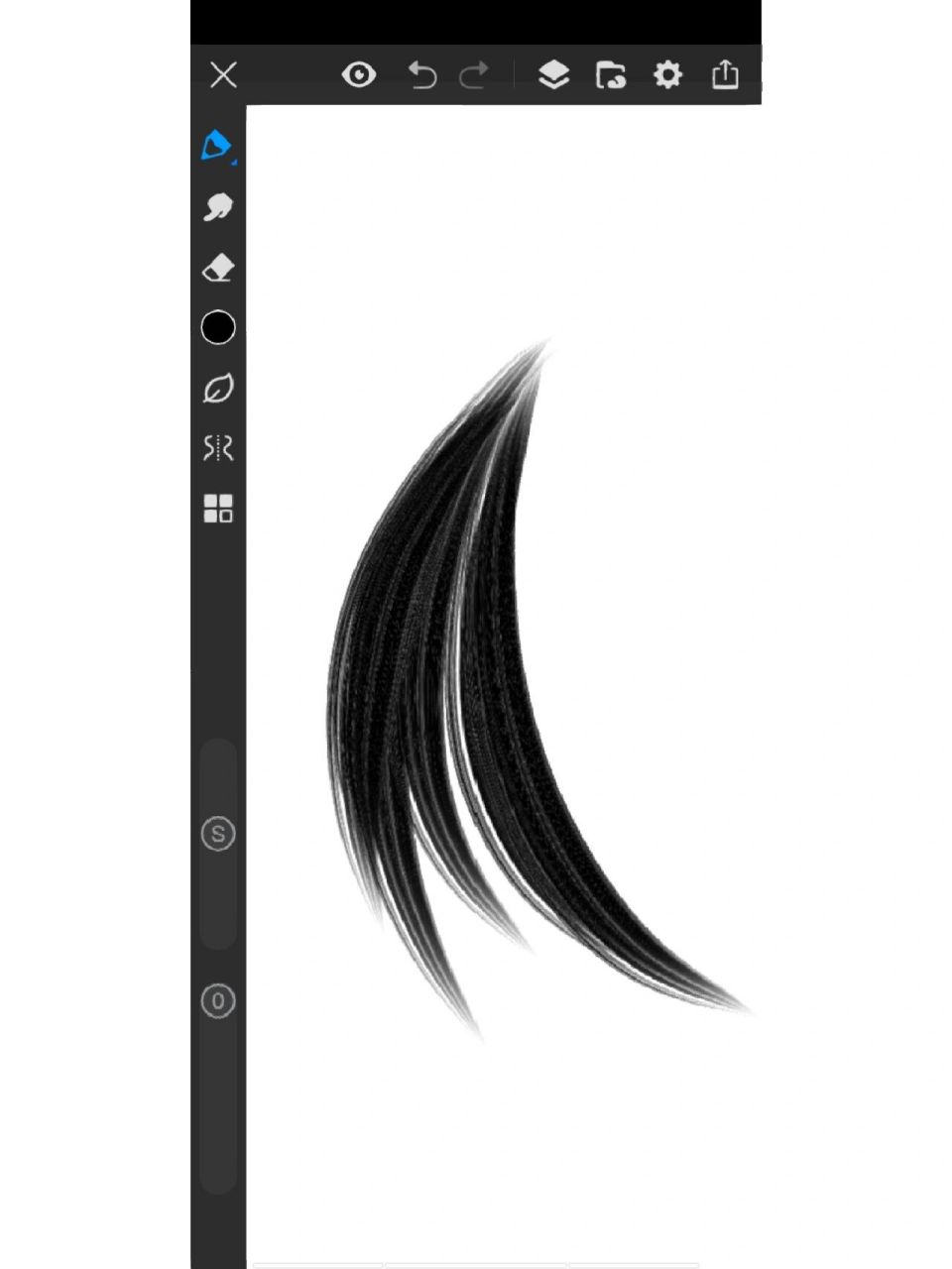 画世界pro(自制笔刷)(头发)  自制笔刷(禁止盗图)