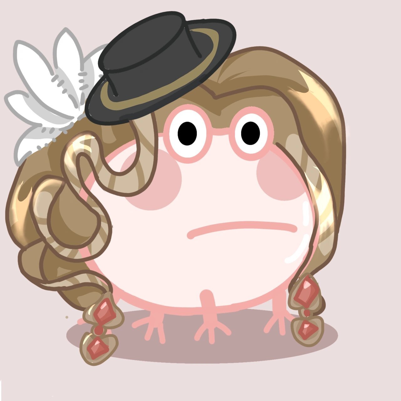 第五人格头像 渔女蛙 试运娃和赤宴蛙 仅粉可抱 别盗图球球了 #第五