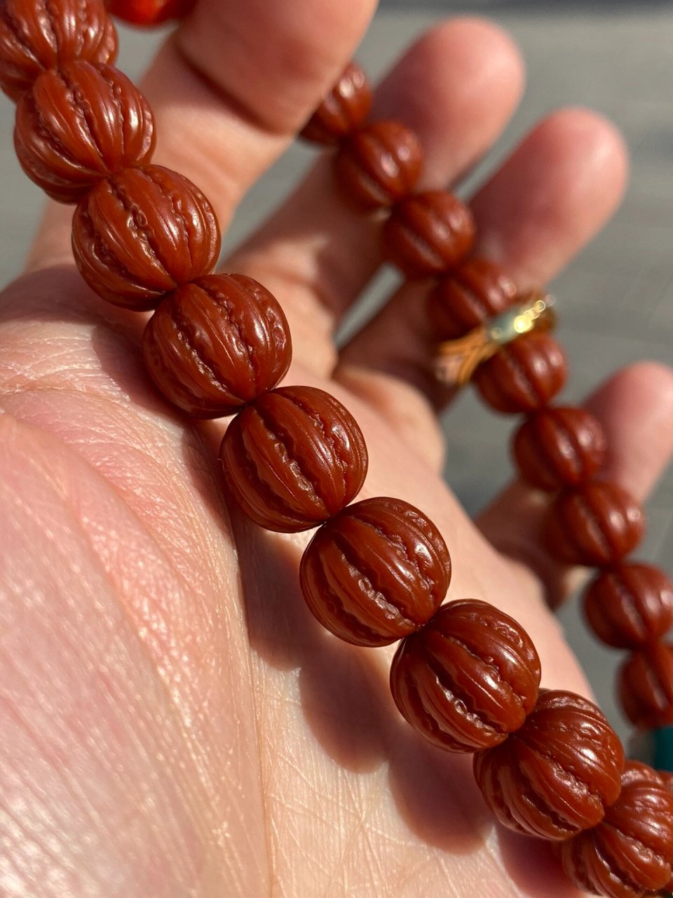 三年前一千多入的京八棱 猴头一比一雕刻京八棱   包浆玉化全部到 