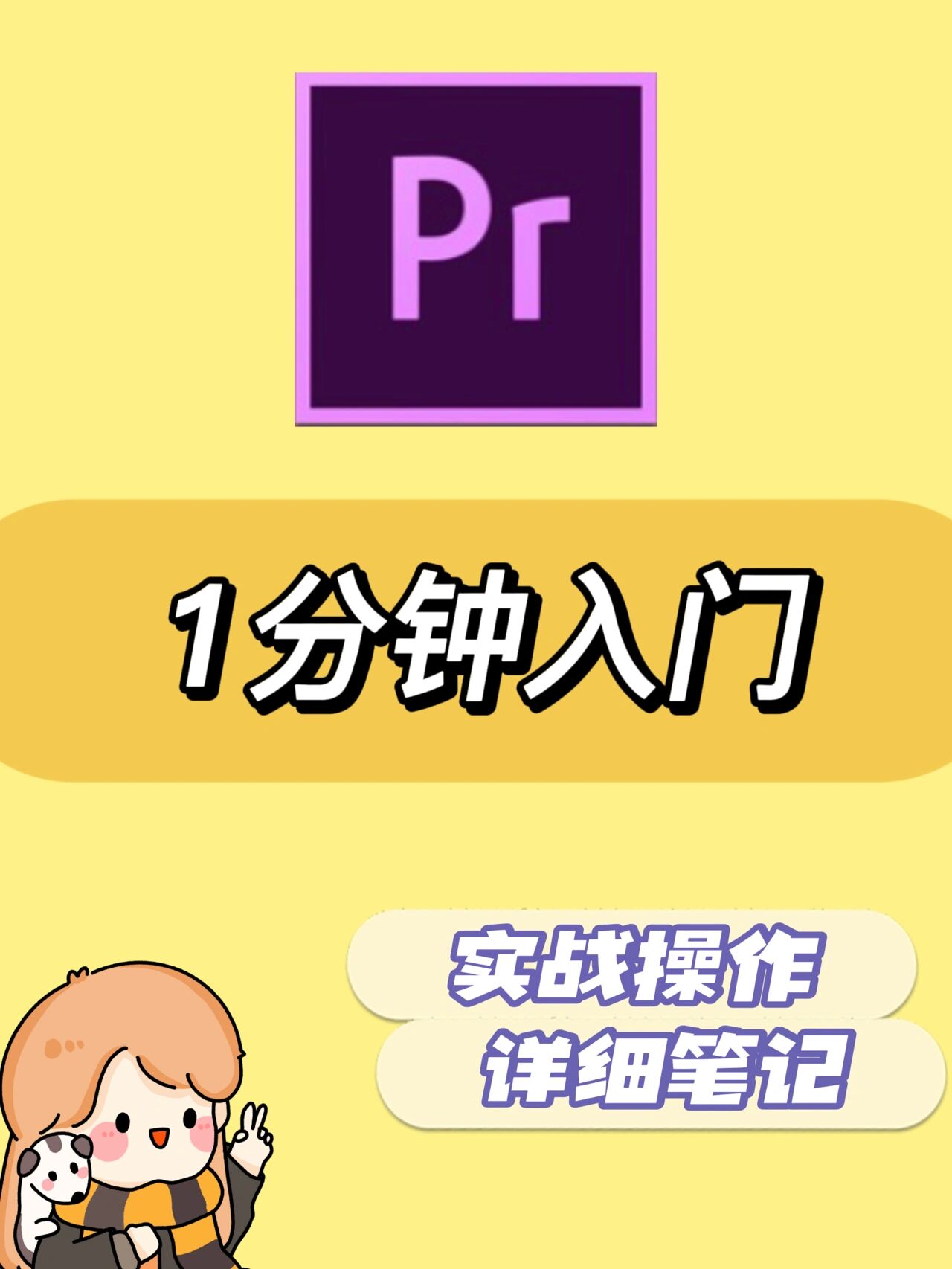 1分钟入门pr,有手就会