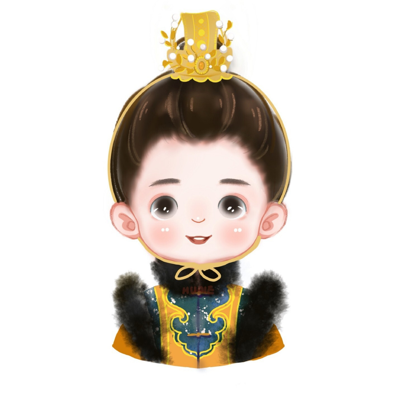 宫廷系列-皇上皇后情侣小头像 多喜乐 常安宁 所求事 皆如愿 (转发