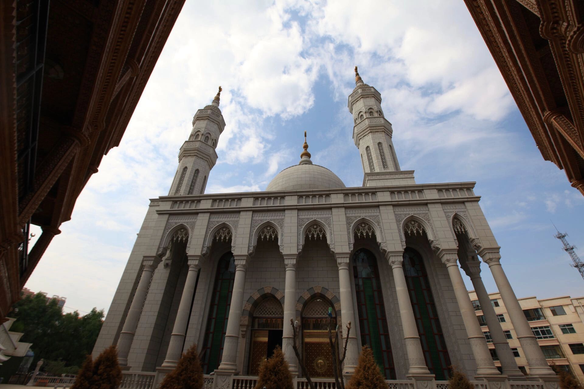 青海西宁 南关清真寺 (清真寺no9) 西宁市南关清真寺建于民国二十三年