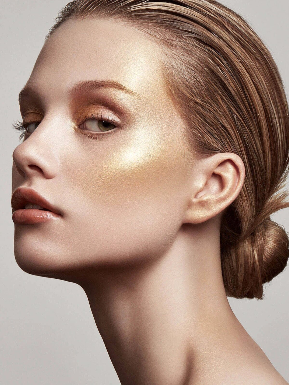 高级脸部皮肤模特图